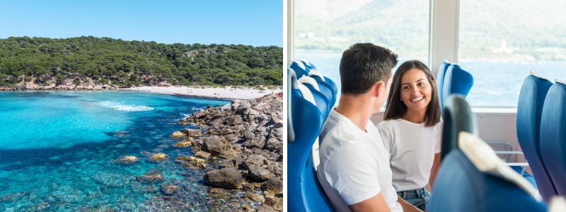 Menorca Lines operando en el puerto de Alc&uacute;dia, uno de los dos extremos de su ruta regular entre Mallorca y Menorca