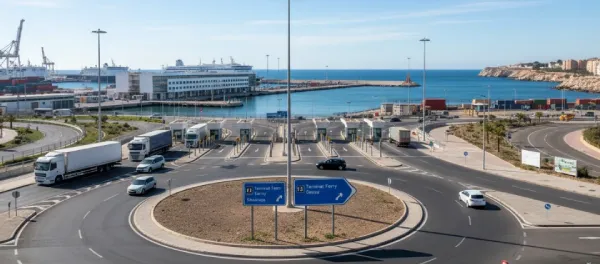 Acceso a la Estaci&oacute;n Mar&iacute;tima del Puerto de Algeciras