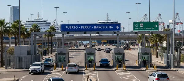 Terminal de ferris del Puerto de Barcelona