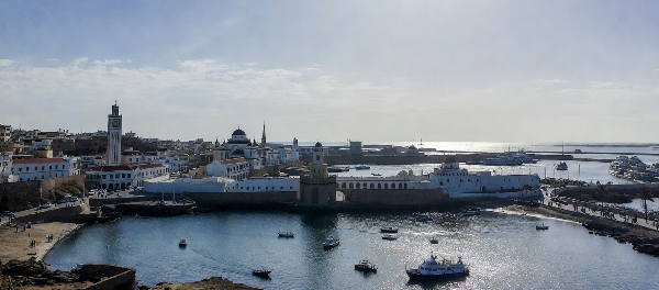 Accesos y terminal de pasajeros del puerto de Tanger Ville