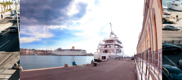 Terminal de pasajeros y accesos del puerto de Triestre (Molo IV)