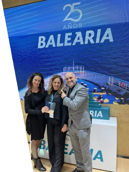 I Love Ferry team at the Baleària awards