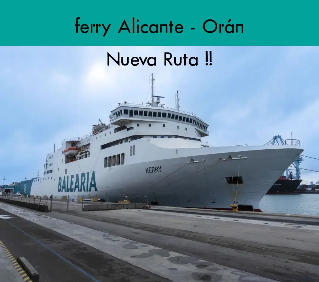 ferry Alicante Orán: nueva ruta